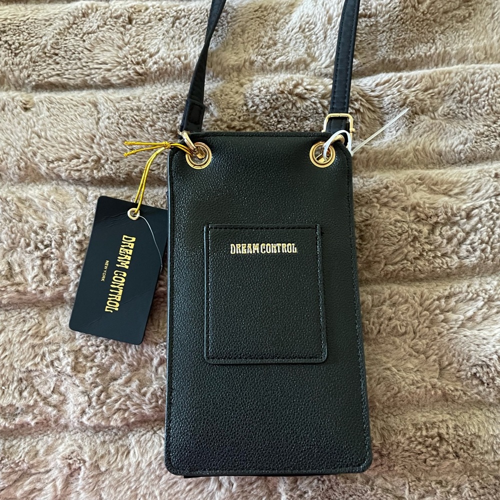 Cute Gold and Black Crossbody Purse - Picture 2 of 6